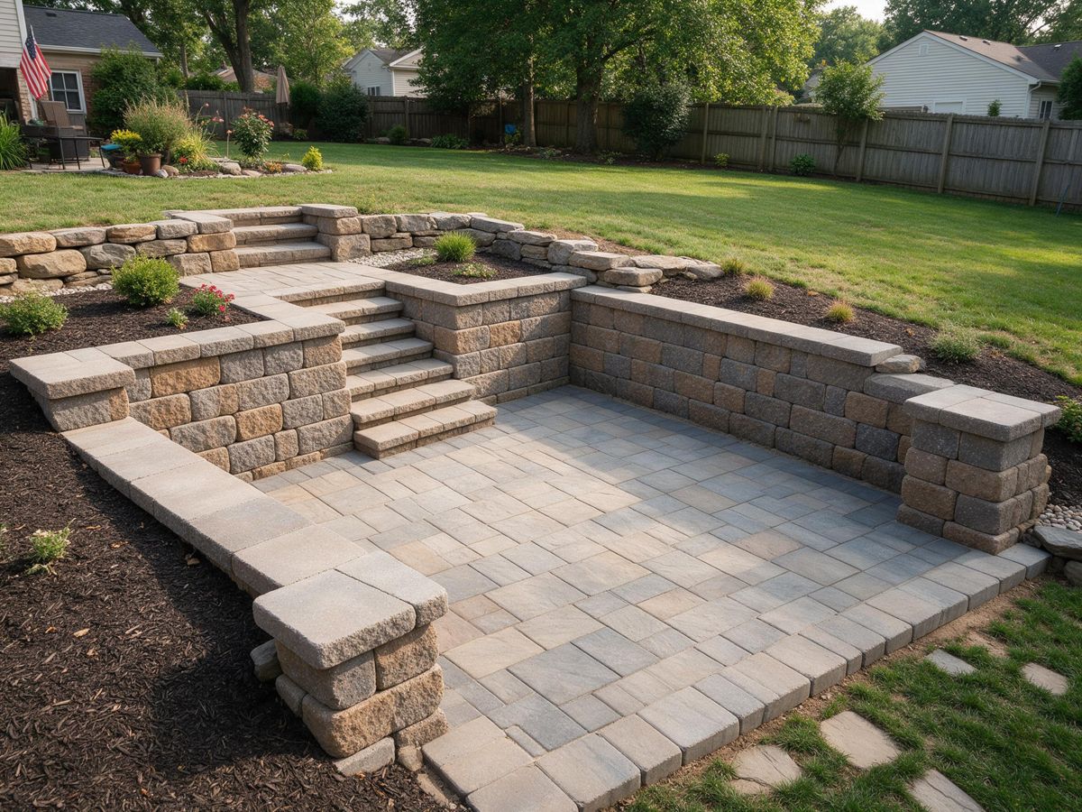 landscape design project in Downtown Overland Park, Overland Park